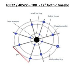 Gothic Gazebo -Garden Decoration Store 12 Gothic Gazebo Measurements 94140.1677330598