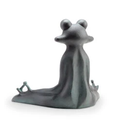 Contented Yoga Frog -Garden Decoration Store 21089 back 25477.1676036623