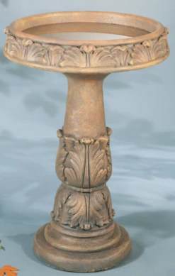 Grande Acanthus Bird Bath
