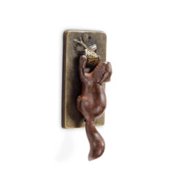 Squirrel Doorknocker - Aluminum