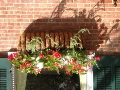 44 In Window Hayrack With Molded Coco Liner -Garden Decoration Store 44 Hayracks Planted3 02809.1707151998