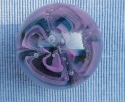 Cotton Candy Art Glass Sphere -Garden Decoration Store 58050 E 1600 79654.1677416306