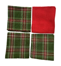 Wintergreen Dishtowel & Dishcloth Set
