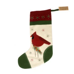 Cardinal Felt Stocking