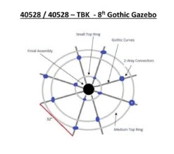 Gothic Gazebo -Garden Decoration Store 8 Gothic Gazebo Measurements 08490.1677330598