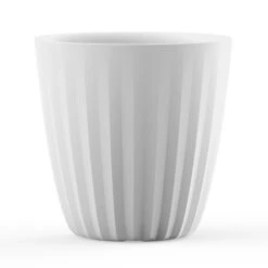 Pleat Planters 13 Pleat Planters -Garden Decoration Store A665800 PLEAT 23IN PLANTER ALPINE WHITE 22346.1677425317