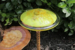 Blown Glass Mushroom Stake -Garden Decoration Store AHMS LC1600 94136.1678810450