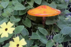 Blown Glass Mushroom Stake -Garden Decoration Store AHMS YOg 1600 39490.1676036671