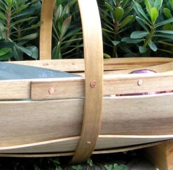 Wooden Garden Trug Set - Large & Small 7 Wooden Garden Trug Set - Large & Small -Garden Decoration Store BB 02LGT closeup 49958.1704823268