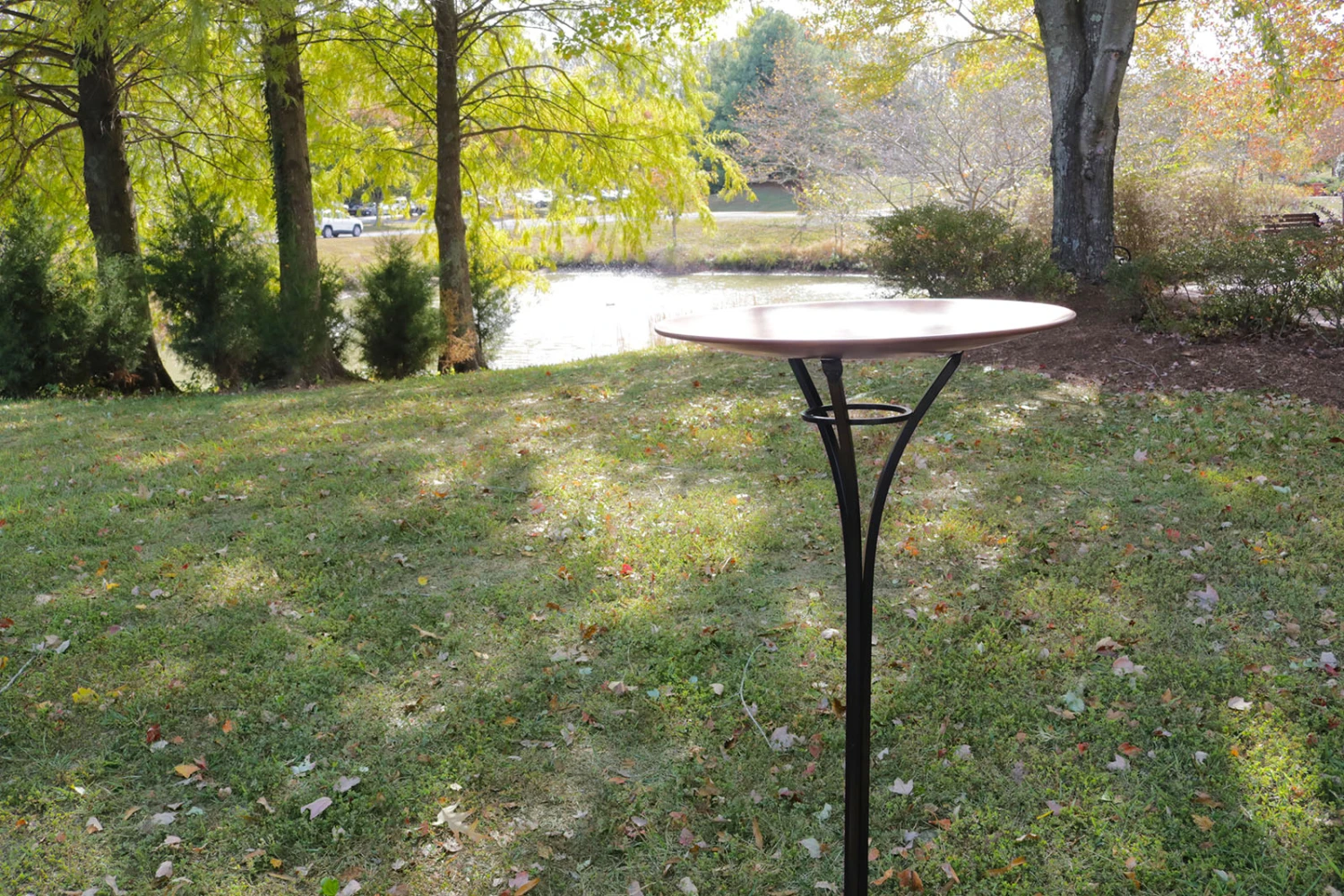 36" Steel Birdbath Stand 4 36" Steel Birdbath Stand - Image 4