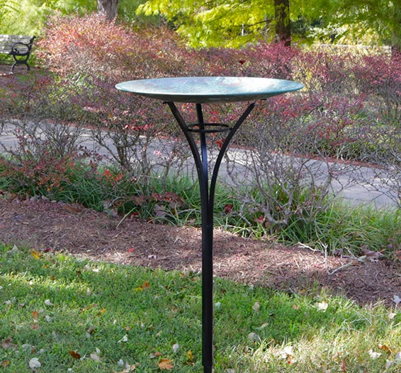 Elegant Copper Birdbath 1 Elegant Copper Birdbath