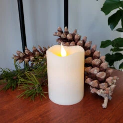 3" X 4" LED Flameless Candle With 3D Wick