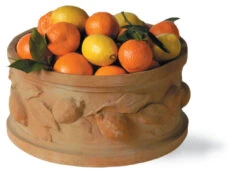 Citrus Themed Fiberglass Pots -Garden Decoration Store Citrus Tub 29863.1676036670