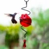 Droplet Spiral Hanging Hummingbird Feeder