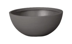 Flat Bottom Bowl Planter -Garden Decoration Store Flat Bottom Bowl Charcoal 05547.1679426174