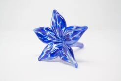 Glass Flowers -Garden Decoration Store Flower Blue 33450.1676036669
