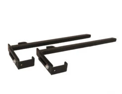 Hayrack Adjustable Railing Brackets (pair) - 6" Wide