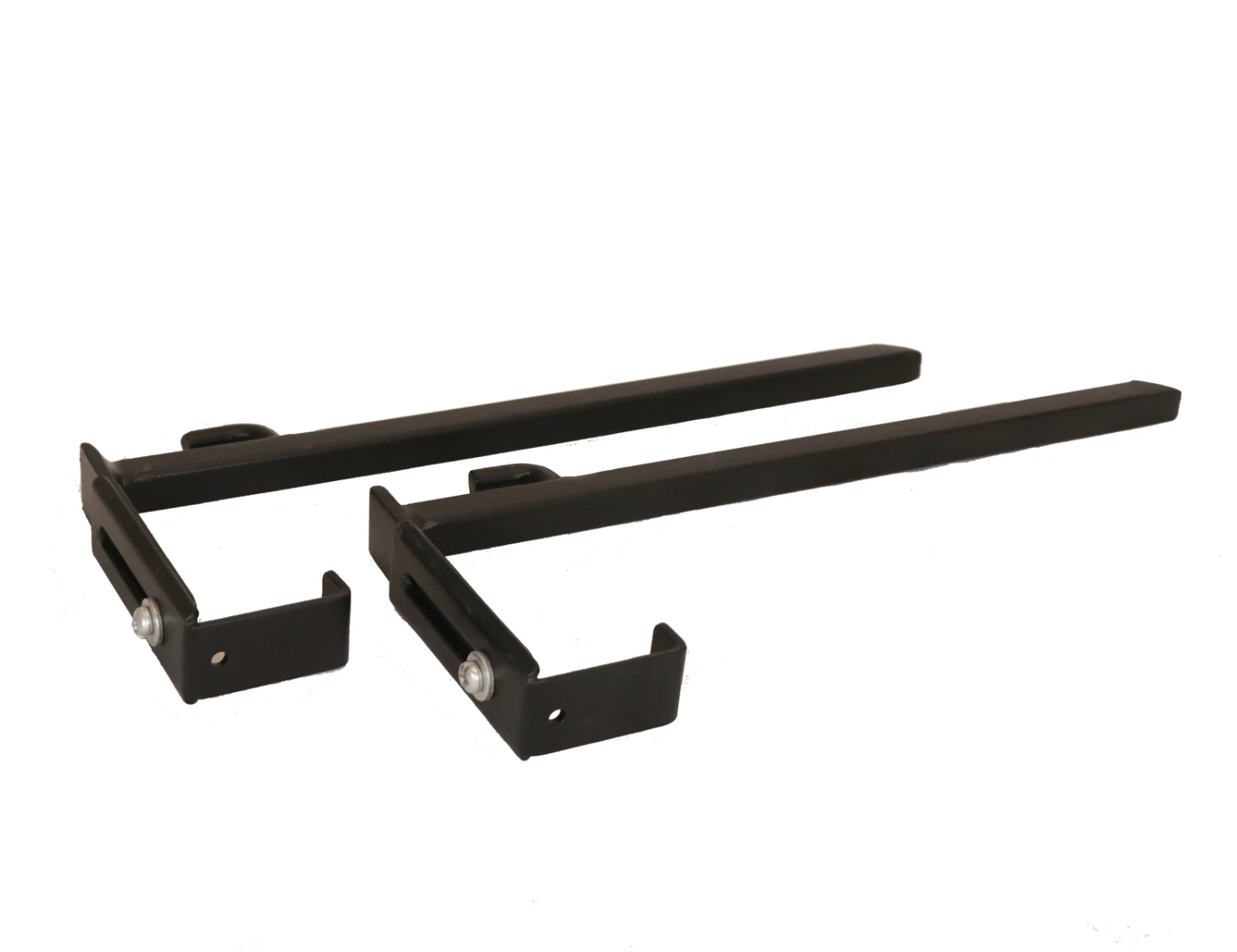 Hayrack Adjustable Railing Brackets (pair) - 6" Wide 1 Hayrack Adjustable Railing Brackets (pair) - 6" Wide