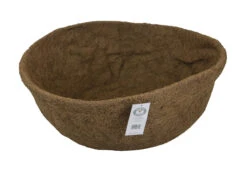 22" Hanging Basket Round Molded Coco Liner - 22" X 10"