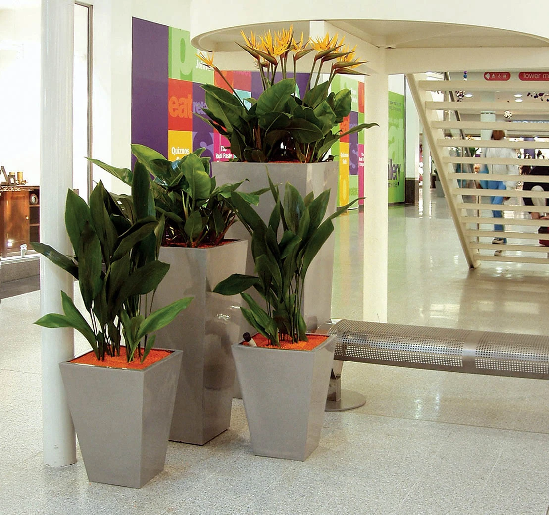 Geo Tapered Square Pot 2 Geo Tapered Square Pot - Image 2