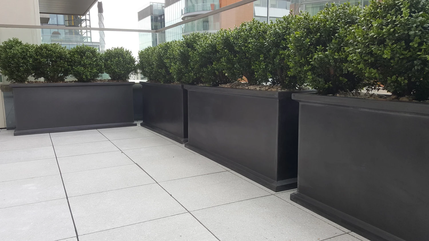 Grosvenor Square, Trough & Round Planters 12 Grosvenor Square, Trough & Round Planters - Image 12