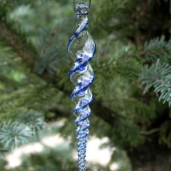 Glass Icicle Ornament -Garden Decoration Store HGA 2 95485.1676036642