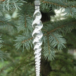 Glass Icicle Ornament -Garden Decoration Store HGB 1 84059.1676036643