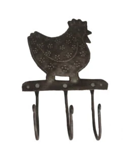 Primitive Metal Hen Hook