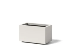 Low Rectangle Planter -Garden Decoration Store Low Rectangle Linen White 59713.1680195390