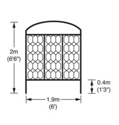 Monet Fencing Screen -Garden Decoration Store Monet Fence Screen 3 56073.1679143201