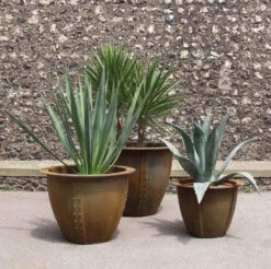 Norman Fiberglass Planter 8 Norman Fiberglass Planter -Garden Decoration Store Norman Rust 62464.1677703996