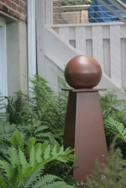 Decorative Pipe Cover With Sphere 8 Decorative Pipe Cover With Sphere -Garden Decoration Store Ped UpcloseSphere 1600 03148.1676036625