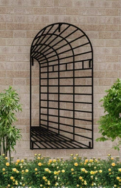 Trompe L’oeil Perspective Trellis -Garden Decoration Store Perspective Trellis Panels Right 57614.1679061383