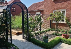 Portofino Arch + Planter | Bench | Gate | Fence Options -Garden Decoration Store Portofino Hi Fence 42659.1705330744
