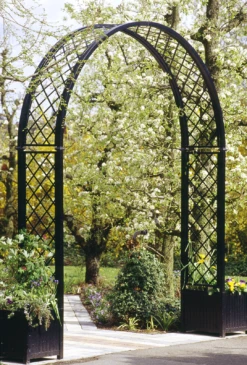 Portofino Arch + Planter | Bench | Gate | Fence Options -Garden Decoration Store Portofino planters1 32810.1705330744