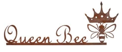 Queen Bee Metal Wall Art Sign