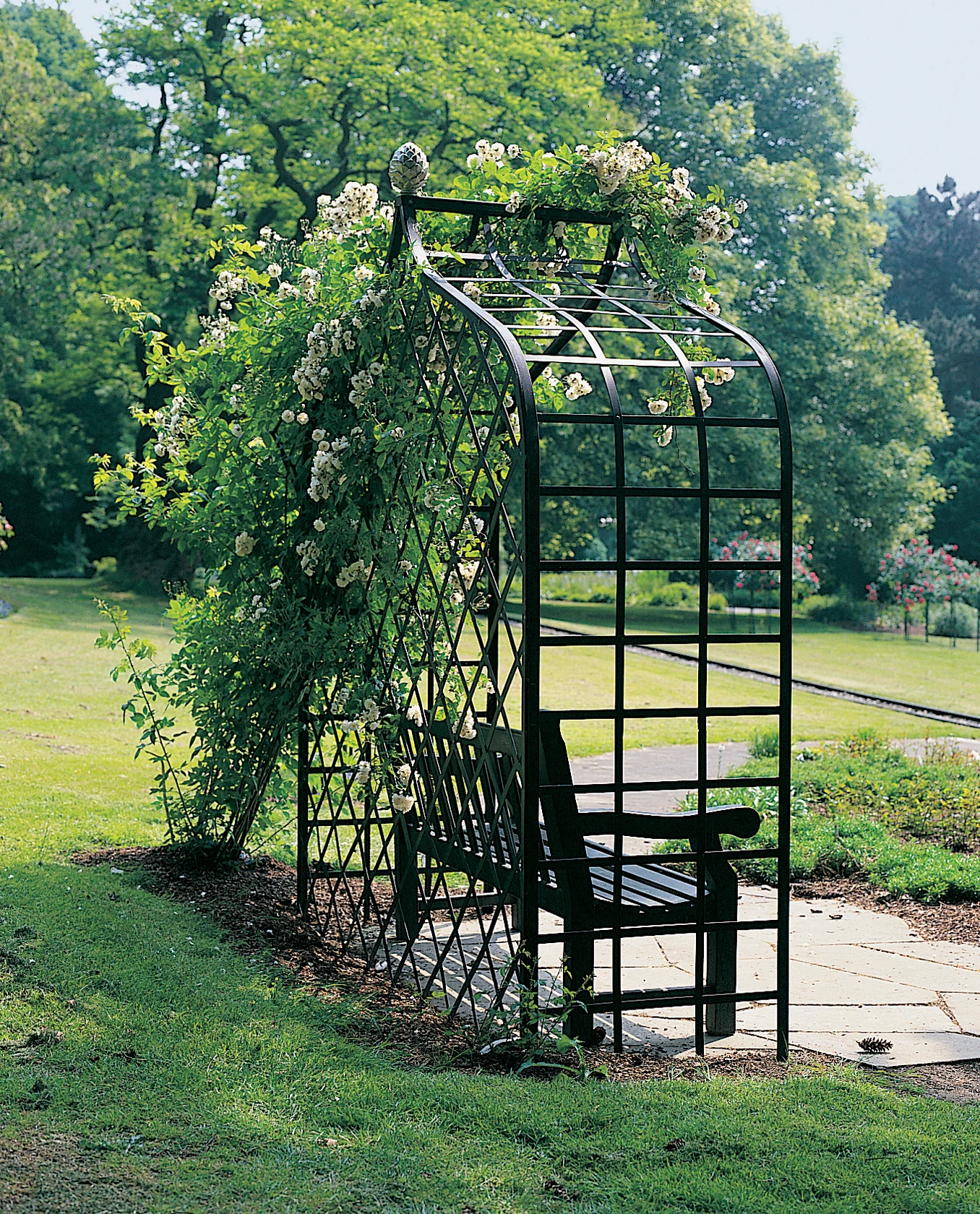 Enclosed Garden Arbor 8 Enclosed Garden Arbor - Image 8