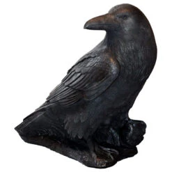 Large Raven Statue 14.5in High