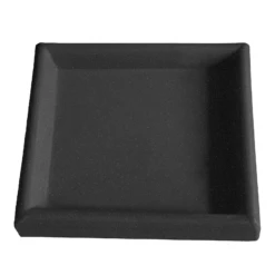 Square Saucer -Garden Decoration Store Square Saucer Quarry Black 59352.1679663623