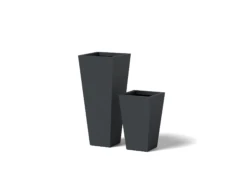Square Taper Planter 5 Square Taper Planter -Garden Decoration Store Square Taper Charcoal Grey 75145.1709304086
