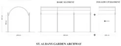 St Albans Pergola -Garden Decoration Store St Albans Line 82923.1678815192