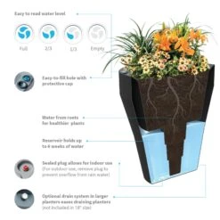Dot TruDrop® Self-Watering Planter 13 Dot TruDrop® Self-Watering Planter -Garden Decoration Store TruDrop for Web 02139.1676322105