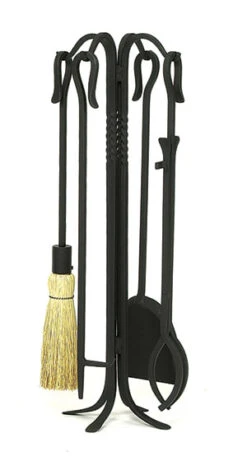 Shepherd's Hook Fireplace Tool Set