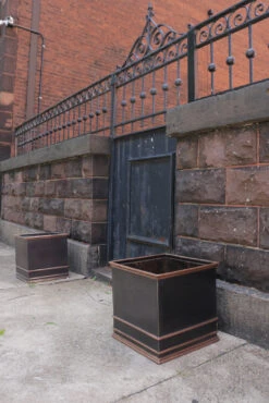 Zarif Elegant Square Copper Planter -Garden Decoration Store Zarif14I 1600 61690.1677629517