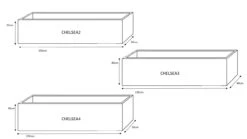 Chelsea Trough Planters -Garden Decoration Store chelseatroughs 51525.1676116600