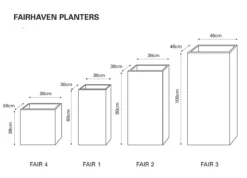 Fairhaven Tall Square Planters -Garden Decoration Store fairhavenplanters line 36145.1676142066