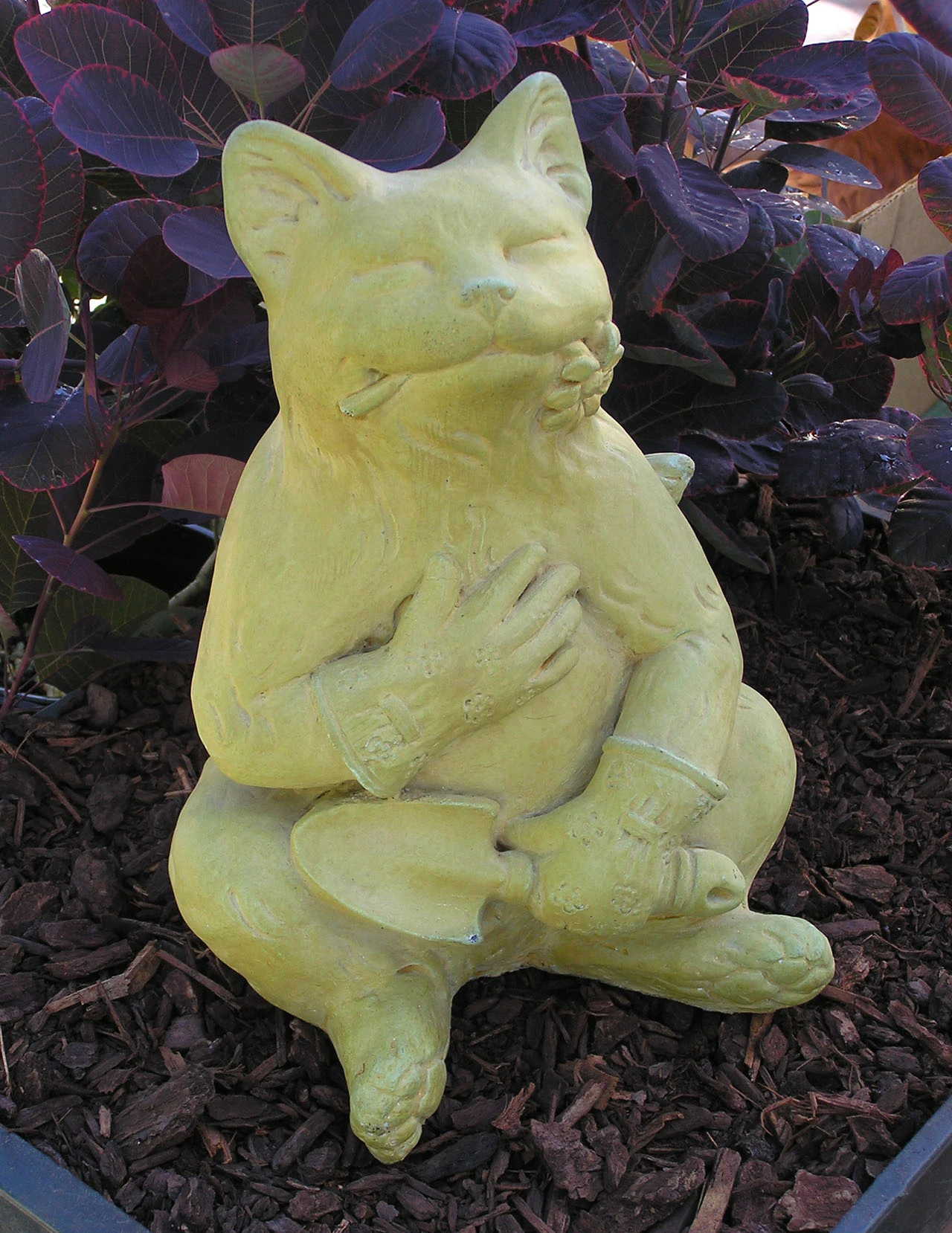 Gardening Cat Sculpture 2 Gardening Cat Sculpture - Image 2