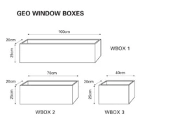 Geo Window Box Planters -Garden Decoration Store geowindowboxes line 50343.1676121697