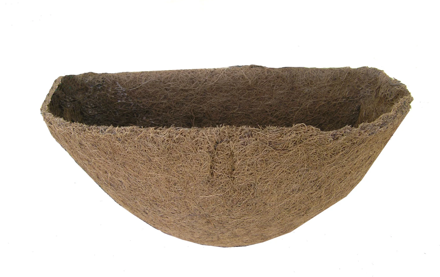 Half Round Molded Coco Fiber Liner For Wall Baskets 1 Half Round Molded Coco Fiber Liner For Wall Baskets