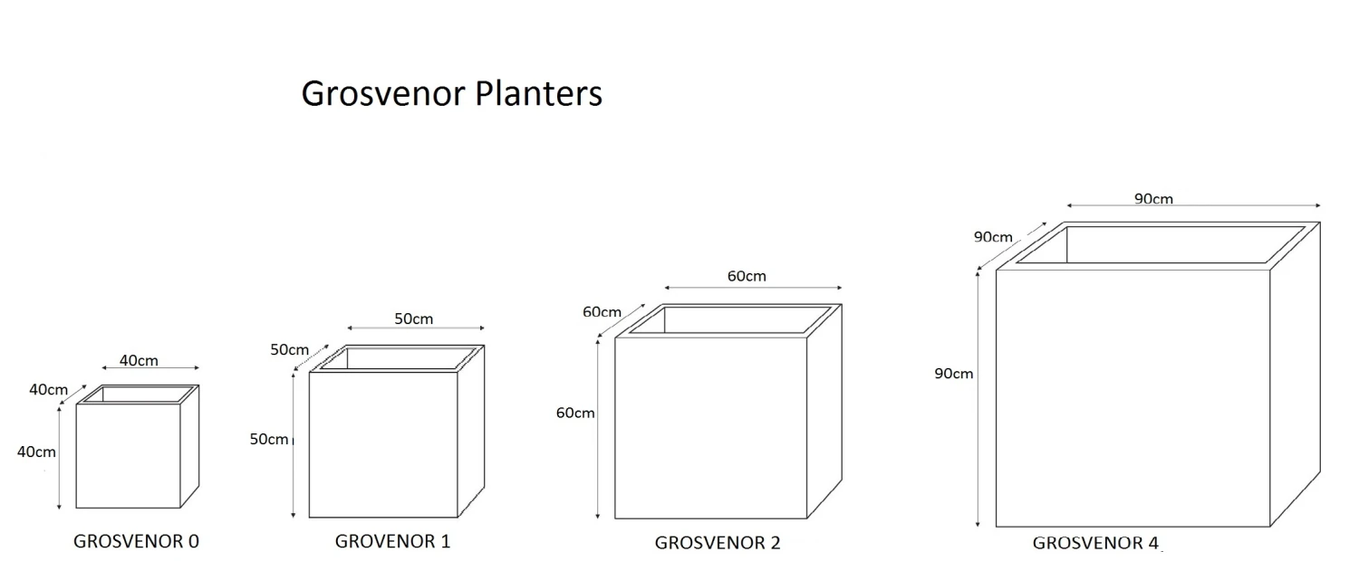 Grosvenor Square, Trough & Round Planters 8 Grosvenor Square, Trough & Round Planters - Image 8
